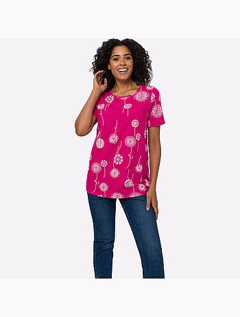 T-shirt Long Jolie Coupe Longue Moderne - Taille Standard - Moda Vilona