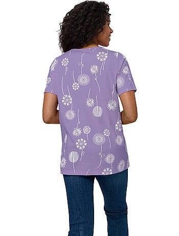 T-shirt Long Jolie Coupe Longue Moderne - Taille Standard - Moda Vilona