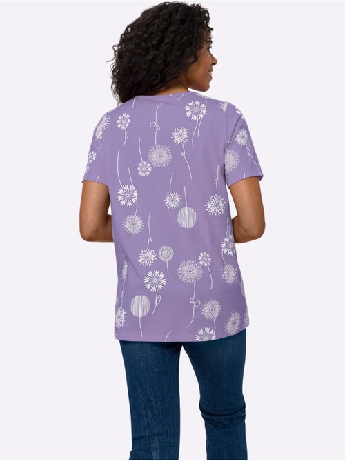 T-shirt Long Jolie Coupe Longue Moderne - Taille Standard - Moda Vilona - Kiabi