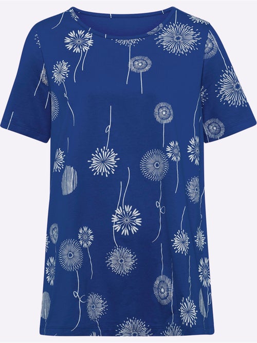 T-shirt Long Jolie Coupe Longue Moderne - Taille Standard - Moda Vilona - Kiabi