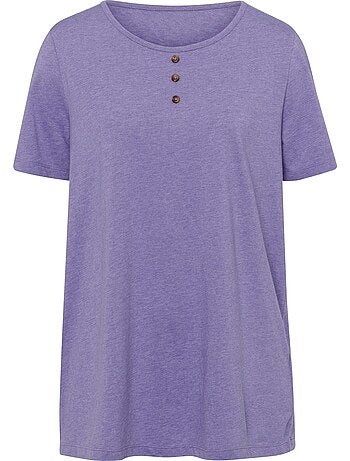 T-shirt Long Jolie Coupe Longue Moderne - Taille Standard - Moda Vilona