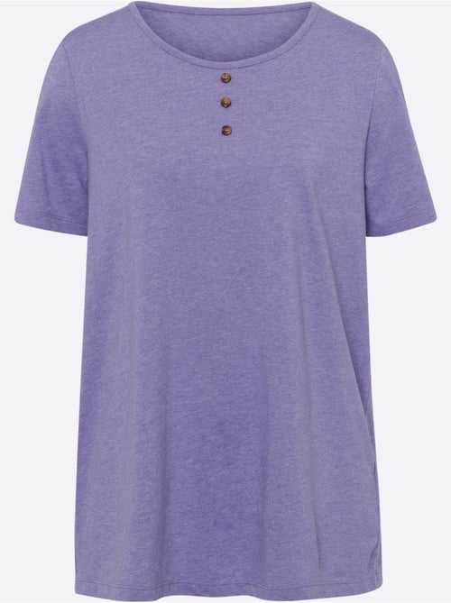 T-shirt Long Jolie Coupe Longue Moderne - Taille Standard - Moda Vilona - Kiabi