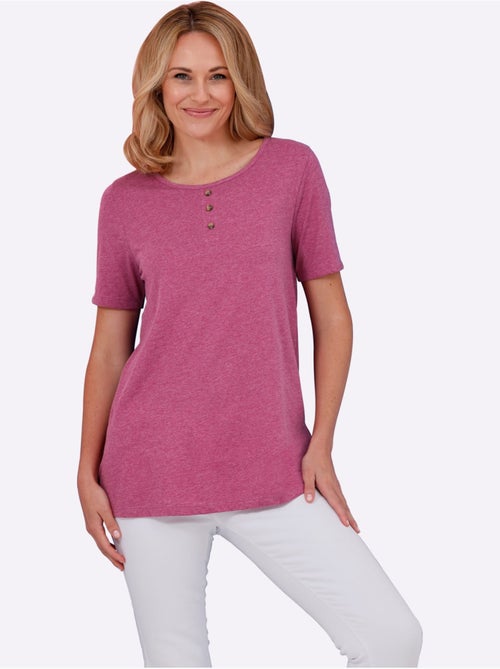 T-shirt Long Jolie Coupe Longue Moderne - Taille Standard - Moda Vilona - Kiabi