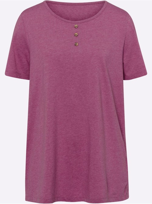 T-shirt Long Jolie Coupe Longue Moderne - Taille Standard - Moda Vilona - Kiabi