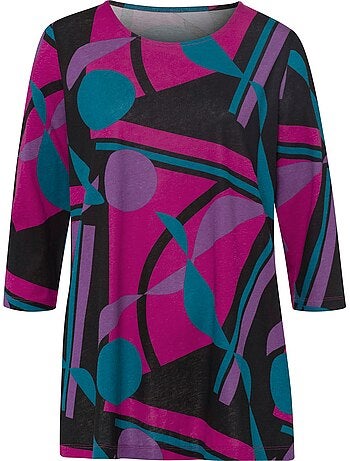 T-shirt Long Jolie Coupe Longue Moderne - Taille Standard - Moda Vilona