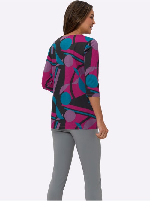 T-shirt Long Jolie Coupe Longue Moderne - Taille Standard - Moda Vilona - Kiabi