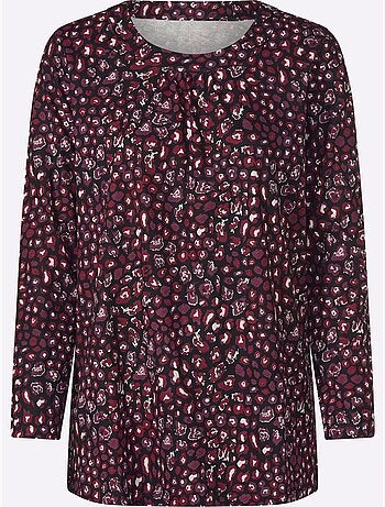 T-shirt long jolie coupe longue moderne - taille standard - moda vilona