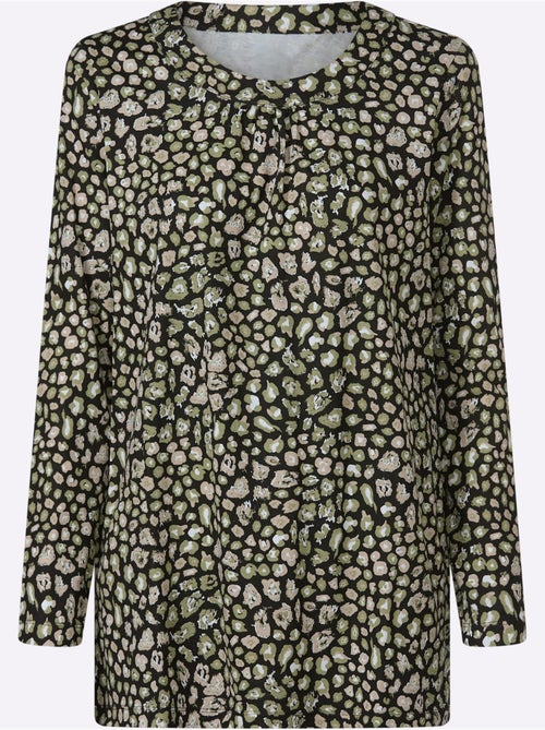 T-shirt long jolie coupe longue moderne - taille standard - moda vilona - Kiabi