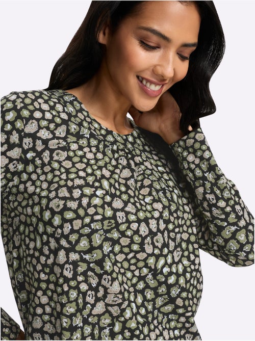 T-shirt long jolie coupe longue moderne - taille standard - moda vilona - Kiabi
