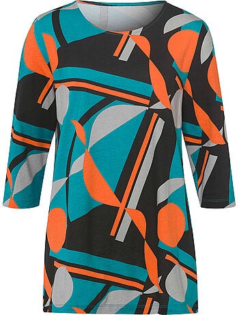 T-shirt Long Jolie Coupe Longue Moderne - Taille Standard - Moda Vilona