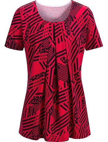 T-shirt Long Longueur Amovible - Taille Standard - Moda Vilona