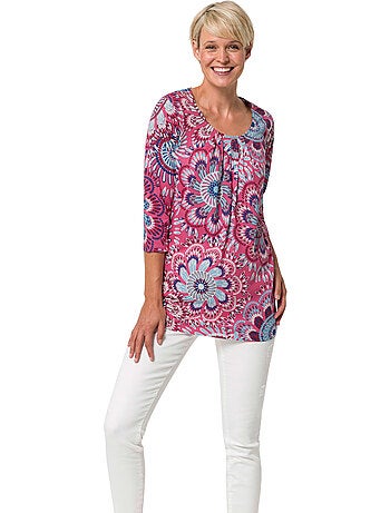 T-shirt Long Longueur Amovible - Taille Standard - Moda Vilona