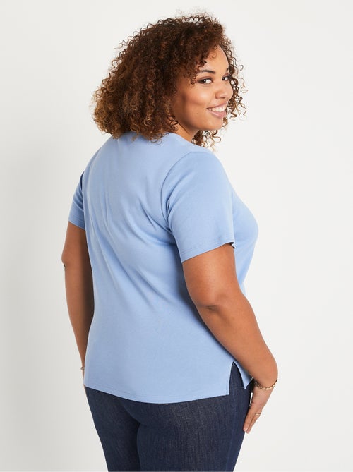 T-shirt long manches courtes - Kiabi