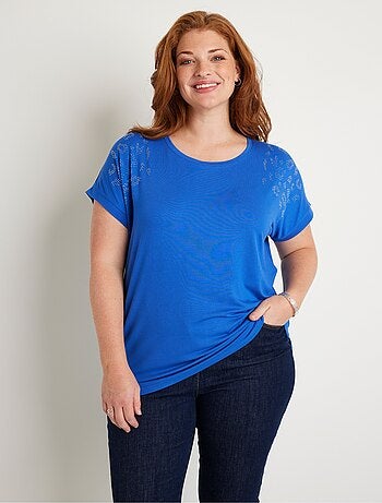 T-shirt long manches courtes uni