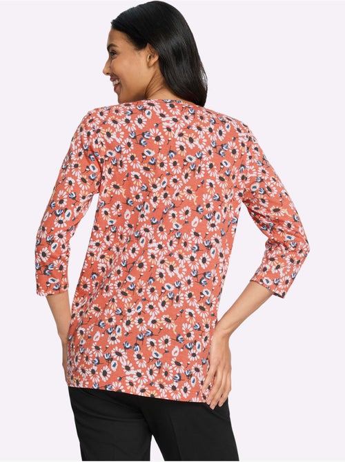 T-shirt Long Plis Décoratifs - Taille Standard - Moda Vilona - Kiabi T-shirt Long Plis Décoratifs - Taille Standard - Moda Vilona - Kiabi