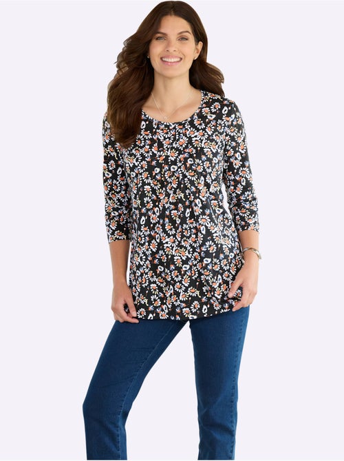 T-shirt Long Plis Décoratifs - Taille Standard - Moda Vilona - Kiabi T-shirt Long Plis Décoratifs - Taille Standard - Moda Vilona - Kiabi