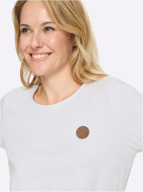 T-shirt Long Pur Coton - Taille Standard - Moda Vilona - Kiabi T-shirt Long Pur Coton - Taille Standard - Moda Vilona - Kiabi