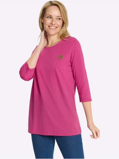 T-shirt Long Pur Coton - Taille Standard - Moda Vilona - Kiabi T-shirt Long Pur Coton - Taille Standard - Moda Vilona - Kiabi