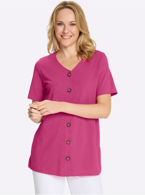 T-shirt Long Pur Coton - Taille Standard - Moda Vilona - Kiabi T-shirt Long Pur Coton - Taille Standard - Moda Vilona - Kiabi