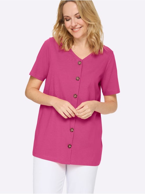 T-shirt Long Pur Coton - Taille Standard - Moda Vilona - Kiabi T-shirt Long Pur Coton - Taille Standard - Moda Vilona - Kiabi