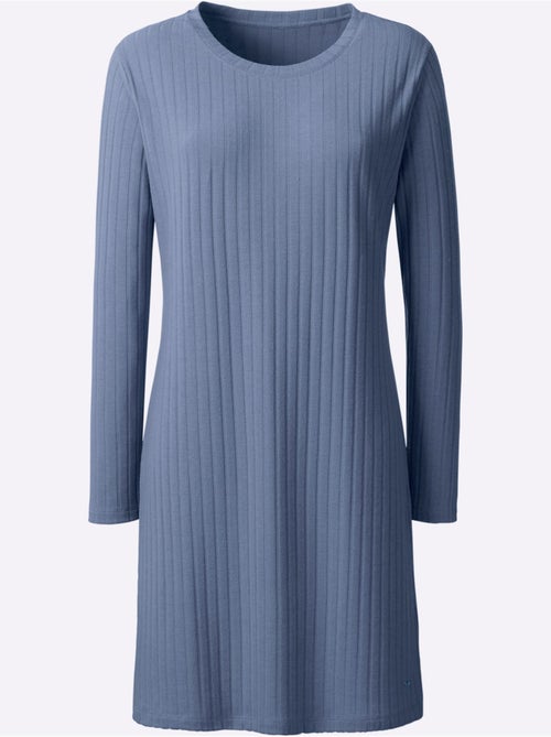 T-shirt Long Qualité Côtelée Confortable - Taille Standard - Witt - Kiabi