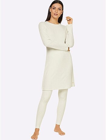 T-shirt Long Qualité Côtelée Confortable - Taille Standard - Witt