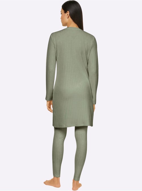 T-shirt Long Qualité Côtelée Confortable - Taille Standard - Witt - Kiabi