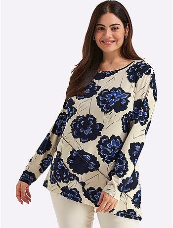 T-shirt Long Style Superposé - Taille Standard - Sheego