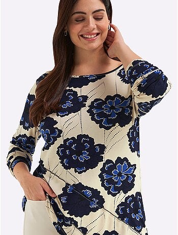 T-shirt Long Style Superposé - Taille Standard - Sheego