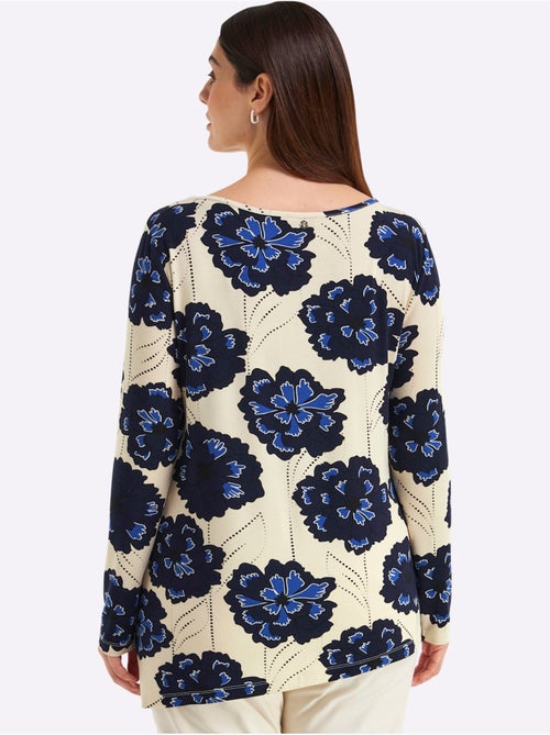 T-shirt Long Style Superposé - Taille Standard - Sheego - Kiabi