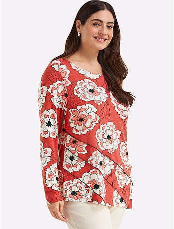 T-shirt Long Style Superposé - Taille Standard - Sheego