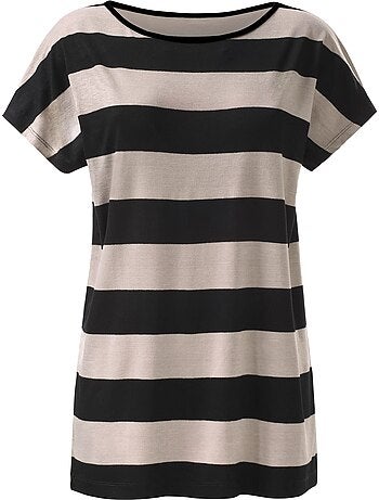 T-shirt Long Viscose - Taille Standard - Moda Vilona