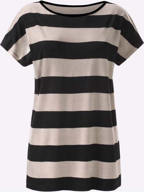 T-shirt Long Viscose - Taille Standard - Moda Vilona - Kiabi