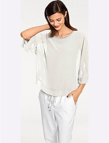 T-shirt Look Ample Tendance - Taille Standard - Helline
