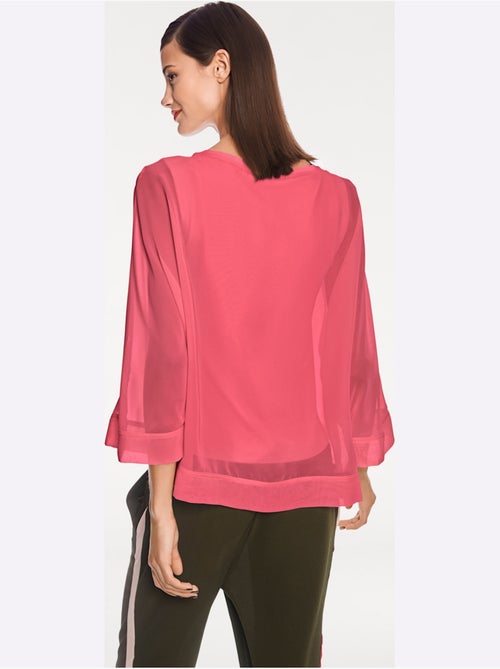 T-shirt Look Ample Tendance - Taille Standard - helline - Kiabi