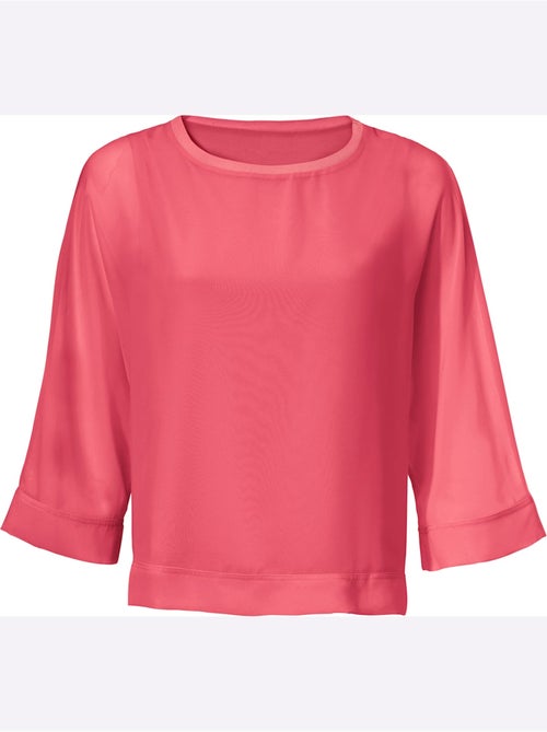 T-shirt Look Ample Tendance - Taille Standard - helline - Kiabi