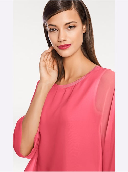 T-shirt Look Ample Tendance - Taille Standard - helline - Kiabi