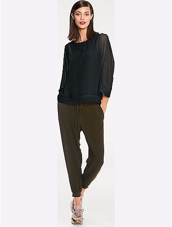 T-shirt Look Ample Tendance - Taille Standard - Helline