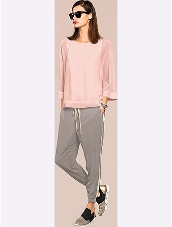 T-shirt Look Ample Tendance - Taille Standard - Helline
