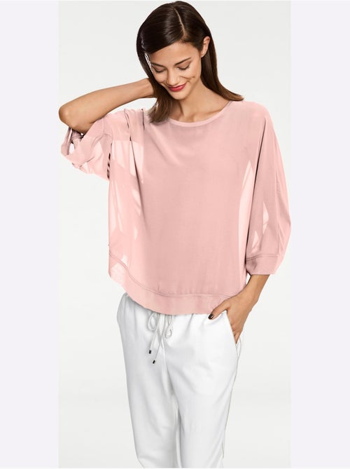 T-shirt Look Ample Tendance - Taille Standard - helline - Kiabi