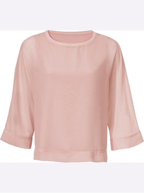 T-shirt Look Ample Tendance - Taille Standard - helline - Kiabi