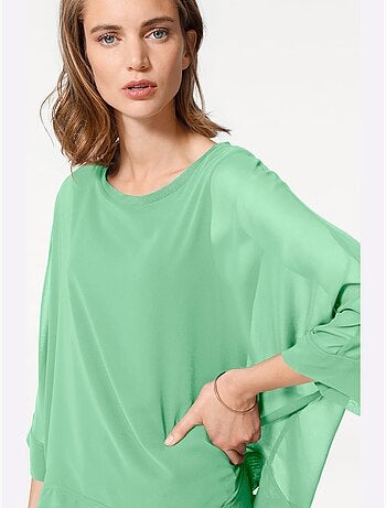 T-shirt Look Ample Tendance - Taille Standard - Helline
