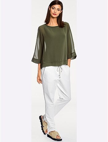T-shirt Look Ample Tendance - Taille Standard - Helline