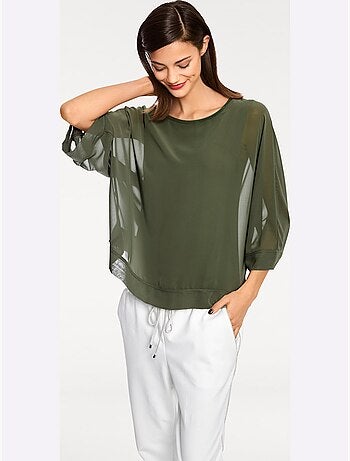T-shirt Look Ample Tendance - Taille Standard - Helline