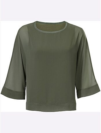 T-shirt Look Ample Tendance - Taille Standard - Helline
