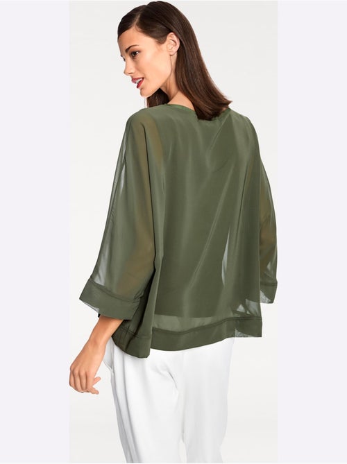 T-shirt Look Ample Tendance - Taille Standard - helline - Kiabi