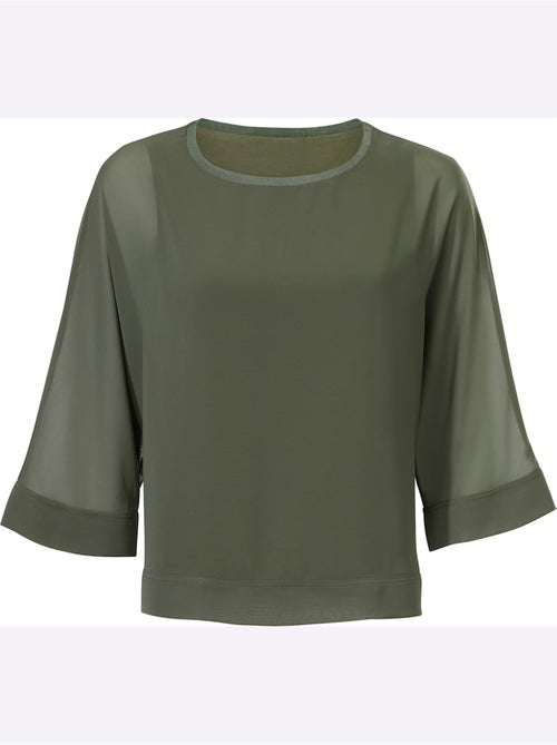 T-shirt Look Ample Tendance - Taille Standard - helline - Kiabi