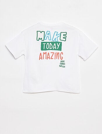 T-shirt loose à manches courtes