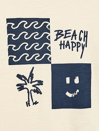 T-shirt loose à manches courtes imprimé