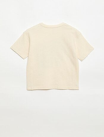 T-shirt loose à manches courtes imprimé